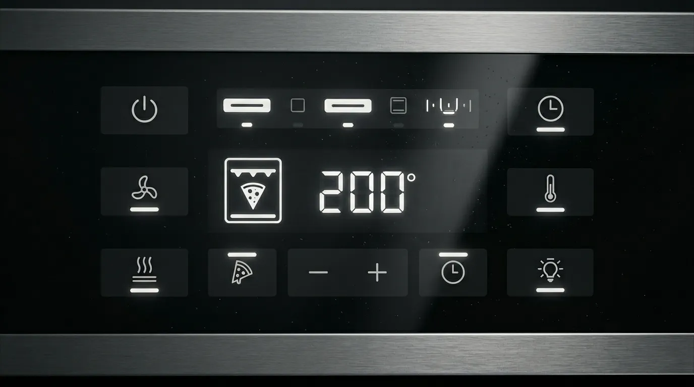 forno de embutir elétrico com vidro duplo resistente