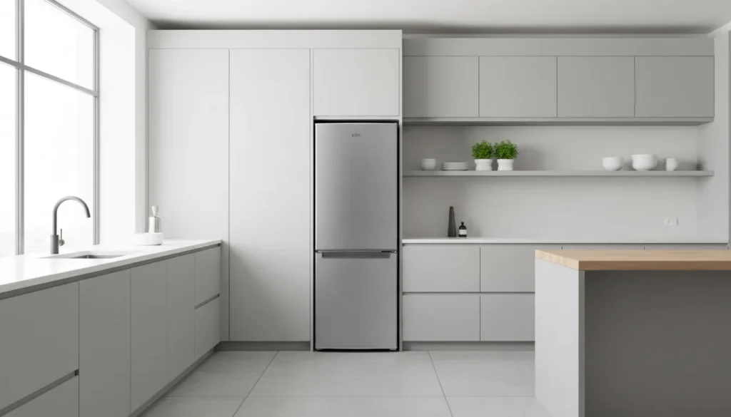 geladeira inox litros pequena para casal