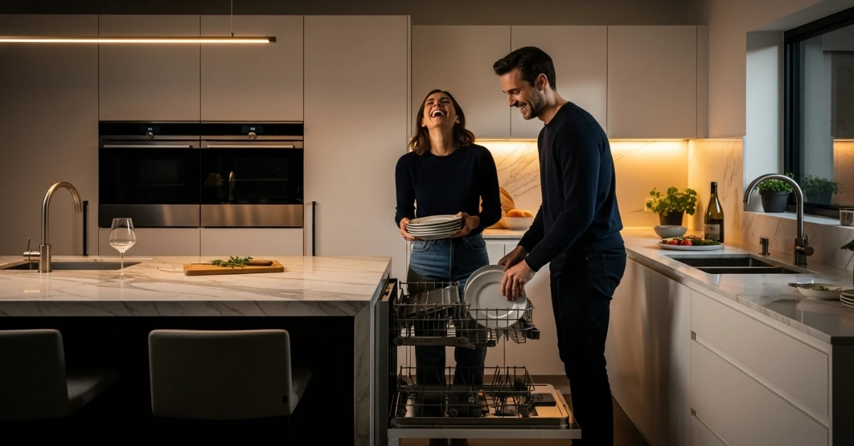lava-louças consome mais água do que lavar à mão? comparativo com dados reais de consumo