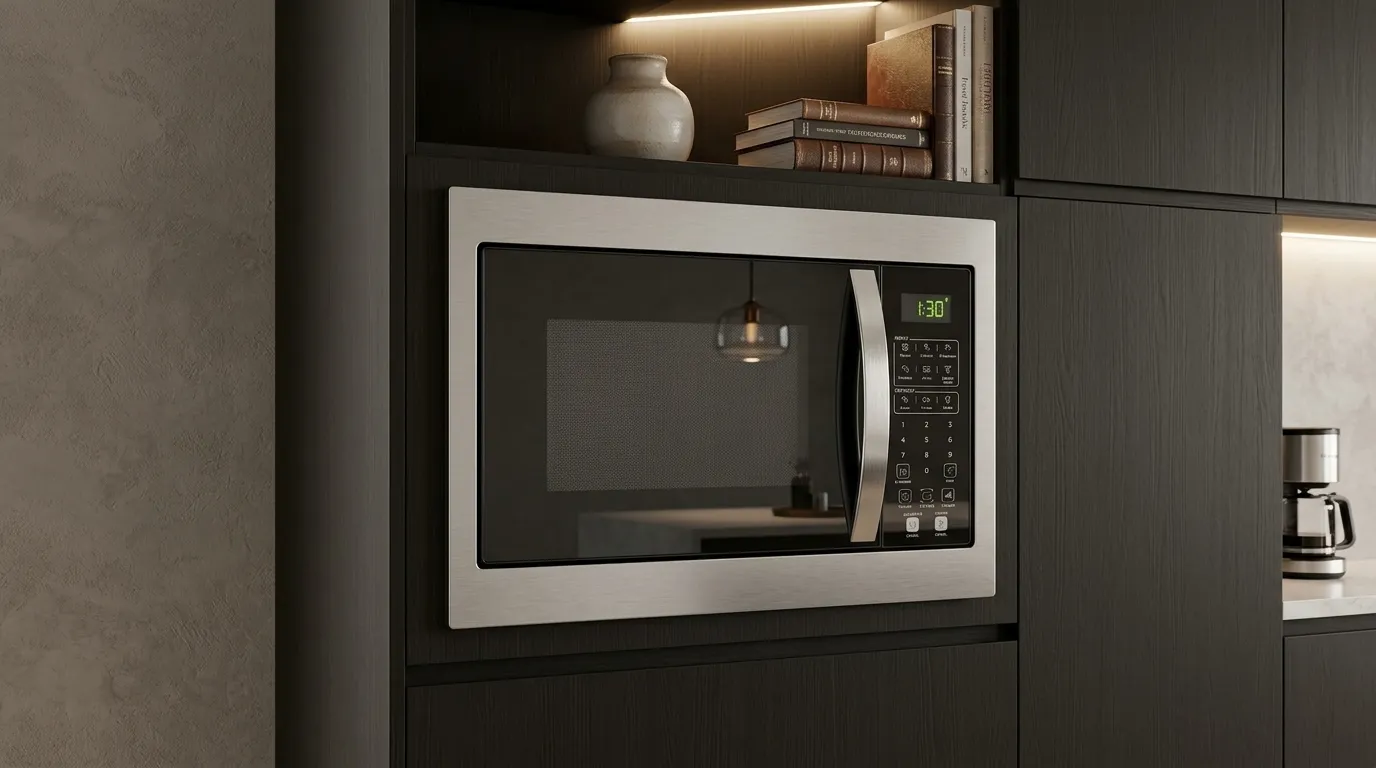 micro-ondas de embutir: painel touch ou botões, qual o melhor?
