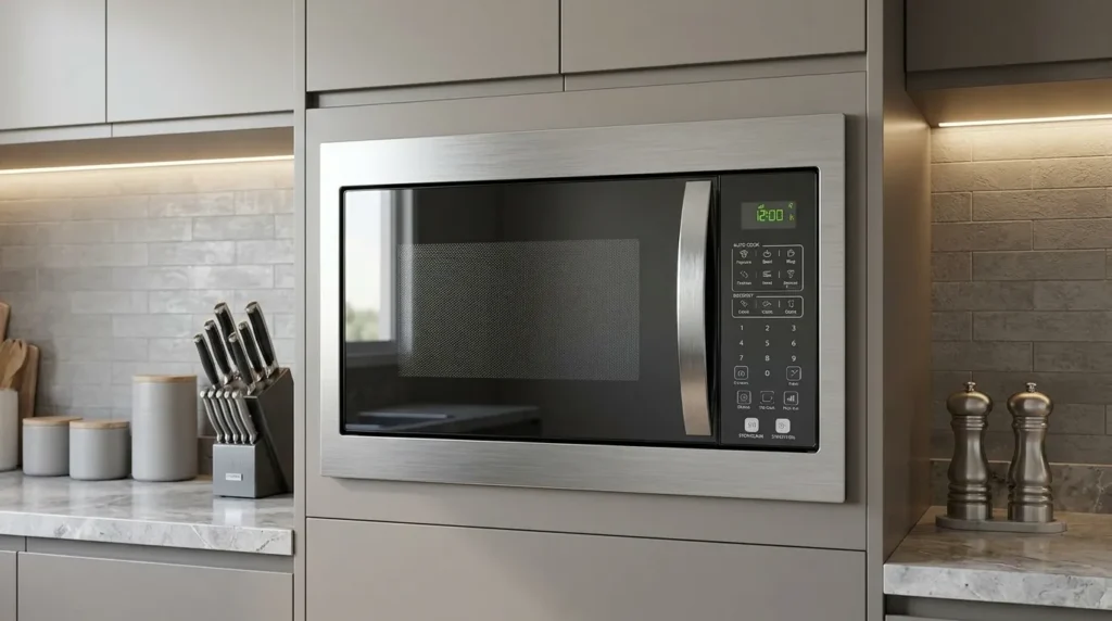 micro ondas de embutir com estrutura elegante duravel