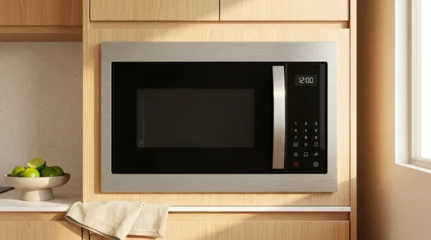 micro ondas de embutir com tecnologia premium moderna