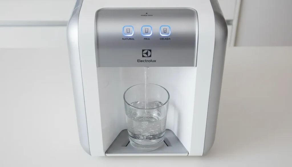 purificador de agua com controle facil e rapido