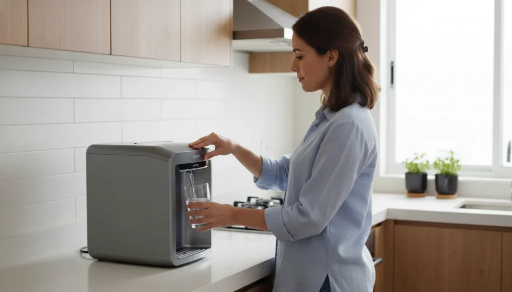 purificador de agua com eficiencia energetica elevada