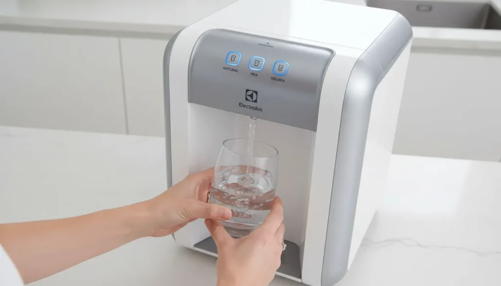 purificador de agua com funcionamento continuo estavel
