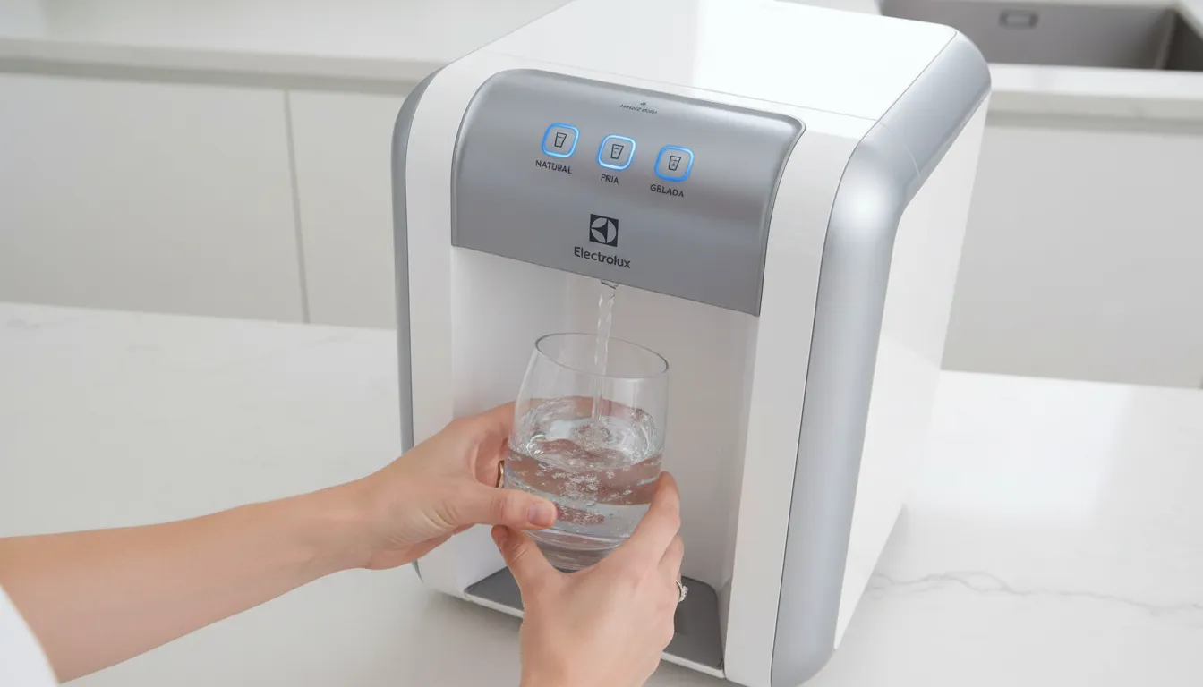 purificador de água de bancada: quanto espaço ele ocupa e serve para cozinha com bancada pequena?