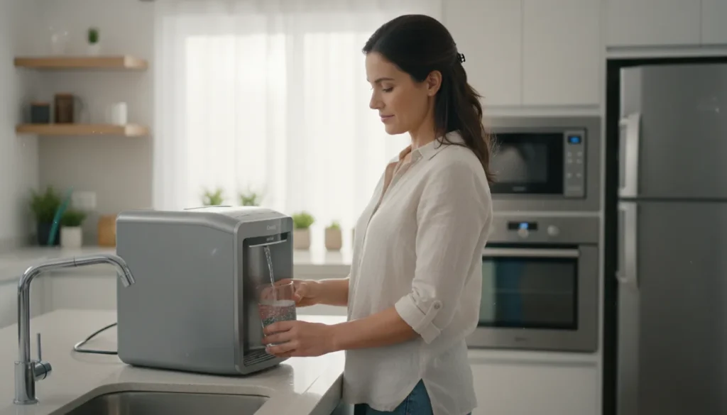 purificador de agua com funcionamento silencioso