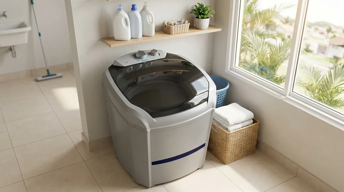Tanquinho é bom para lavar roupas de cama de casal com frequência?