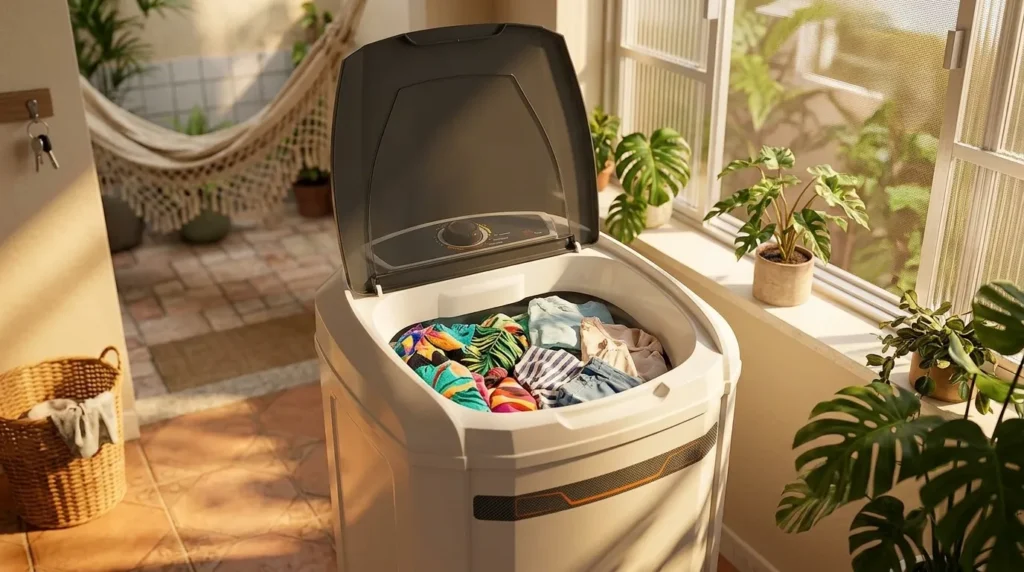 tanquinho de lavar roupa para roupas pesadas