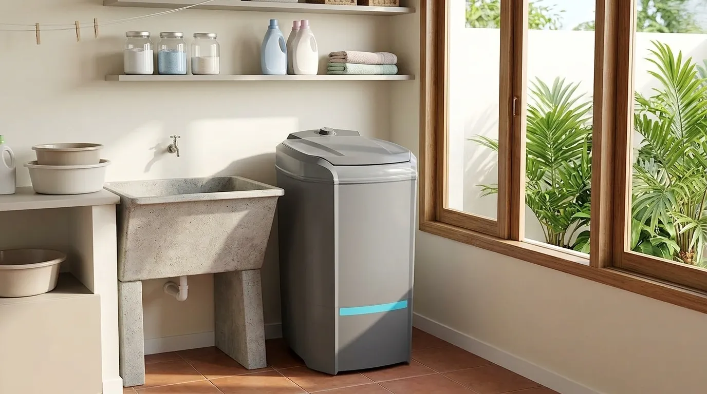 Tanquinho bivolt existe? Quais modelos aceitam 110v e 220v automaticamente? tanquinho de lavar roupa compatível com diferentes ambientes domésticos