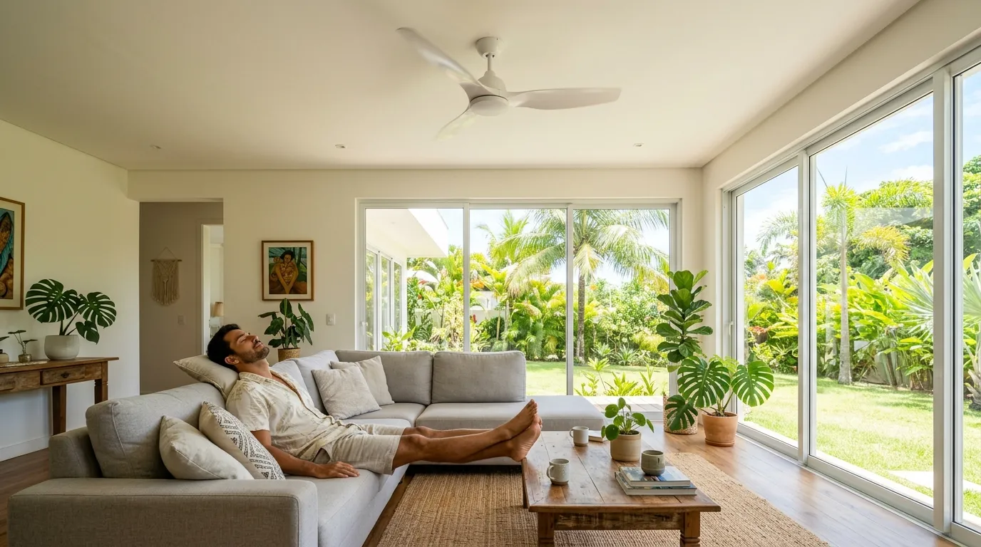 ventilador de teto com controle remoto