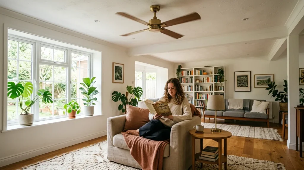 ventilador de teto ideal para apartamento pequeno