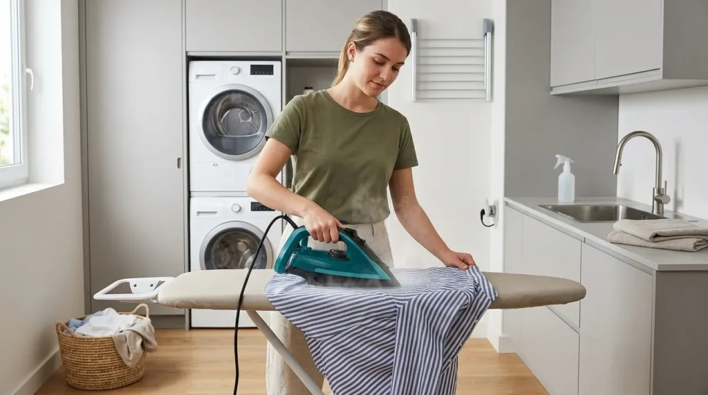 ferro de passar roupas com tecnologia de vapor avancada