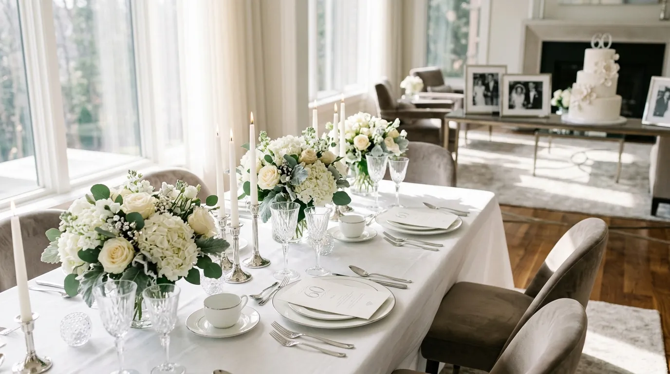 Bodas de Diamante 60 anos de casamento Ideias de Presentes