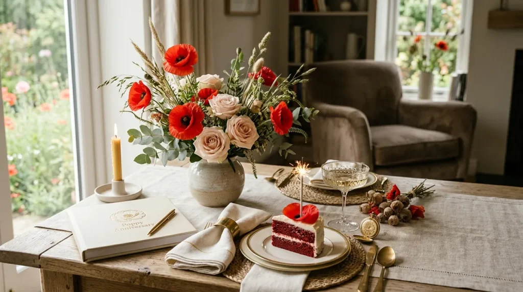Bodas de Papoula 8 anos de casamento Ideias de Presentes