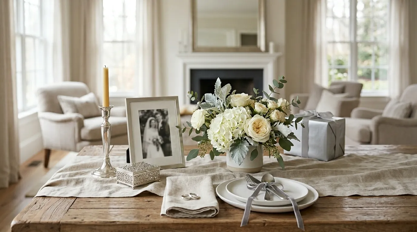 Bodas de Prata 25 anos de casamento Ideias de Presentes