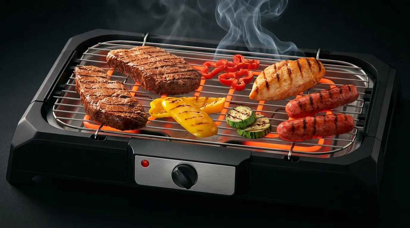 churrasqueira elétrica gira-grill