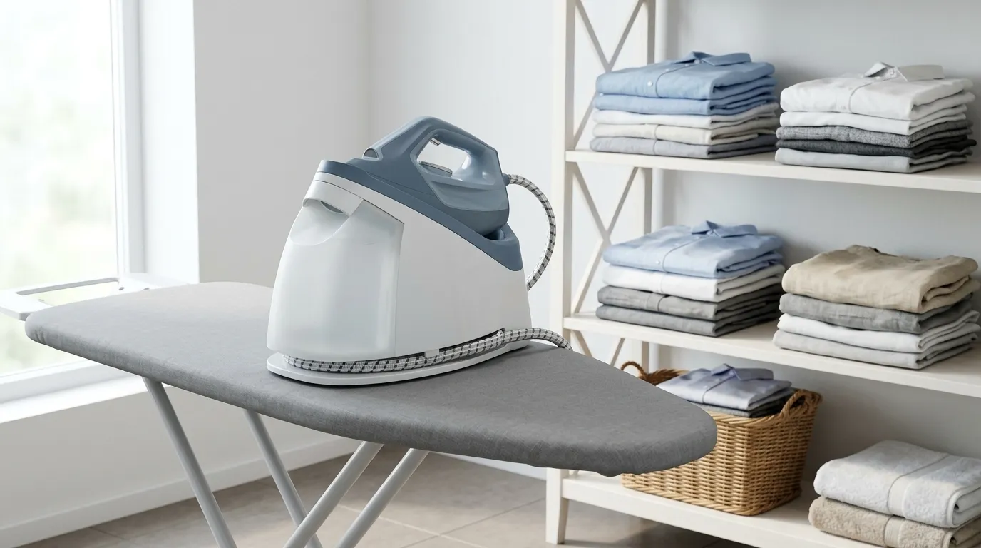 ferro com estação a vapor com base cerâmica antiaderente