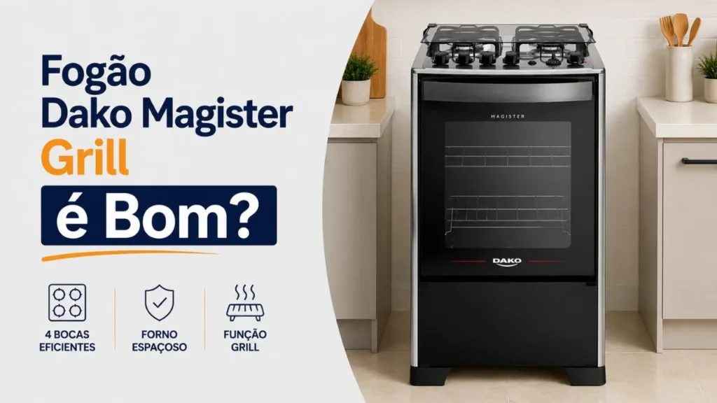 Fogão Dako Magister Grill é Bom Análise Completa