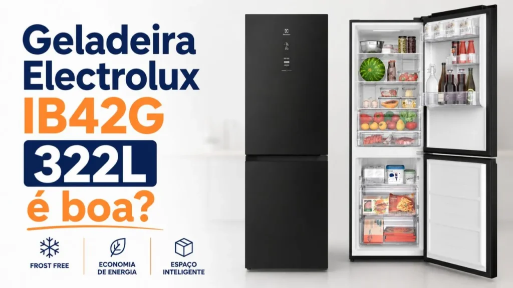 Geladeira Electrolux IB42G 322L é boa Análise
