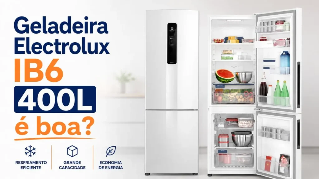 Geladeira Electrolux IB6 400L é boa Análise