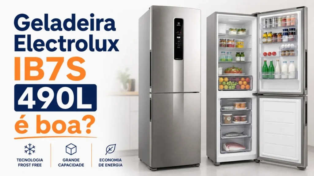 Geladeira Electrolux IB7S 490L é boa Análise