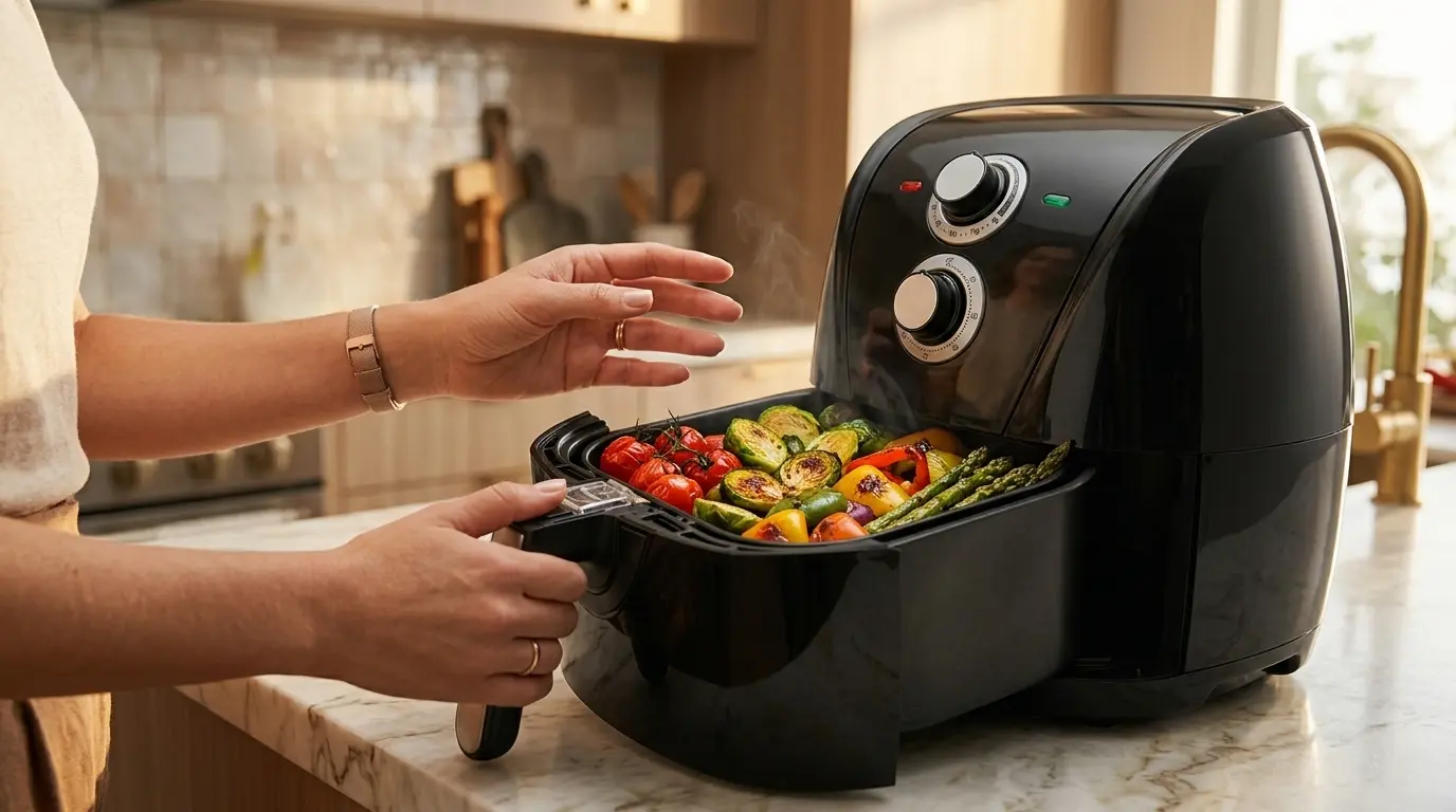 o que é pré-aquecimento na air fryer e quando vale a pena usar?