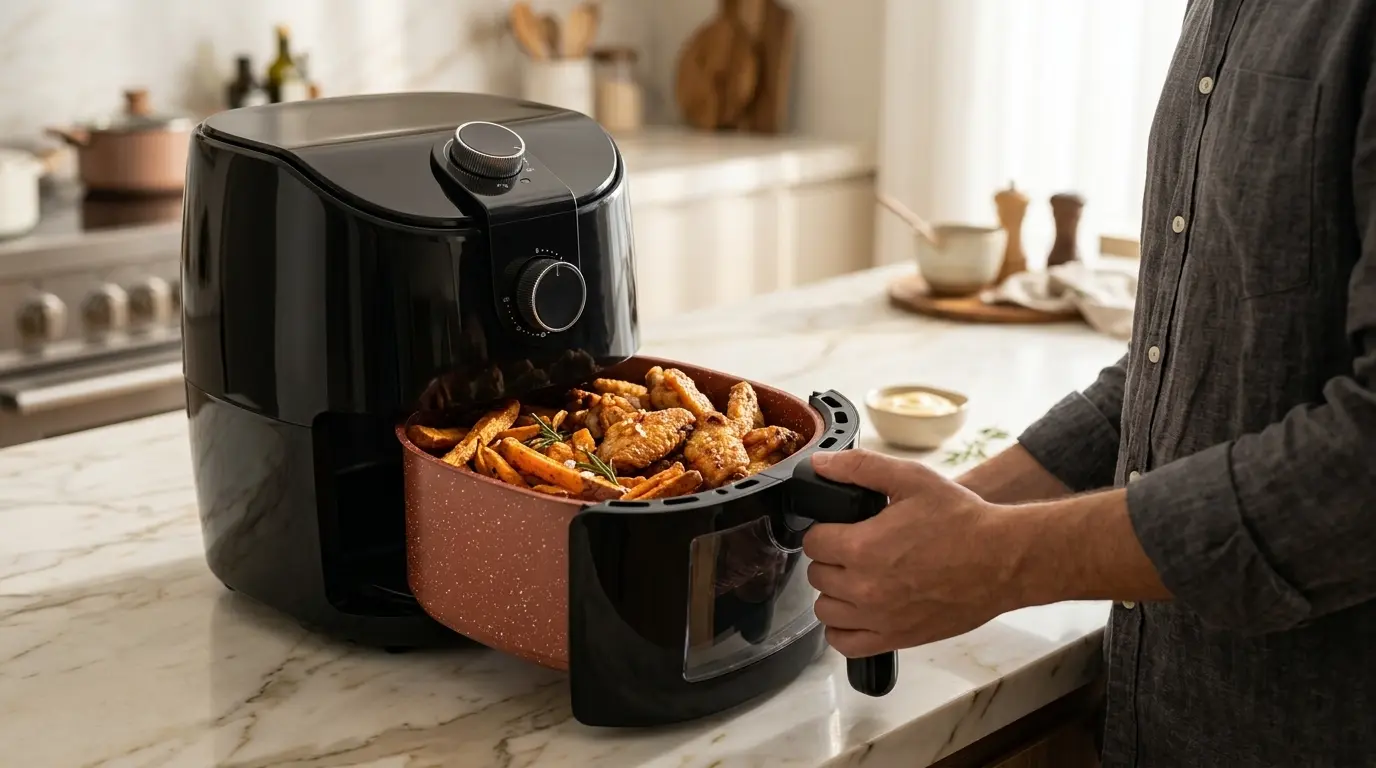 air fryer gasta muita energia elétrica? simulação de custo na conta de luz