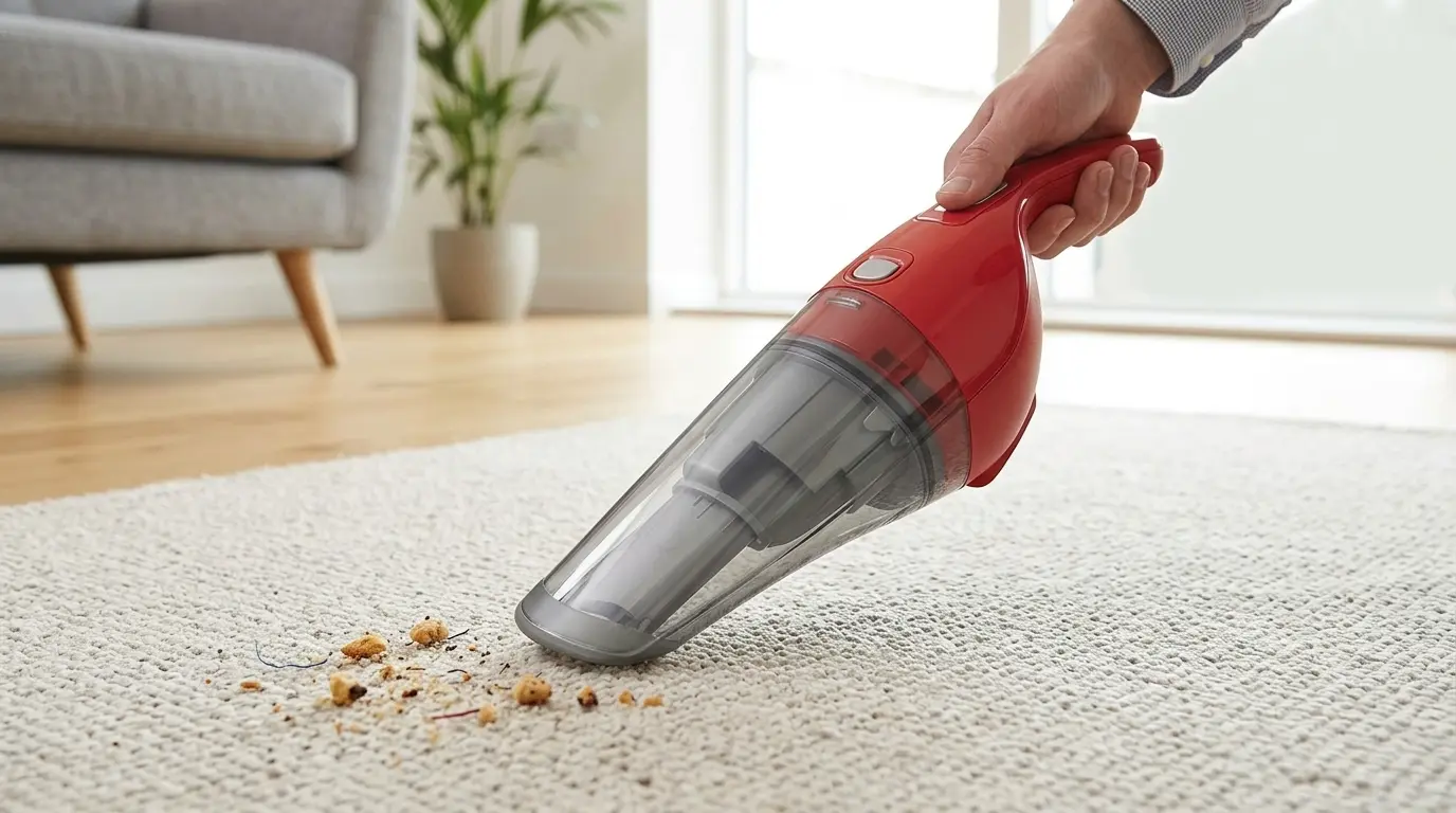 aspirador portátil compacto fácil de armazenar