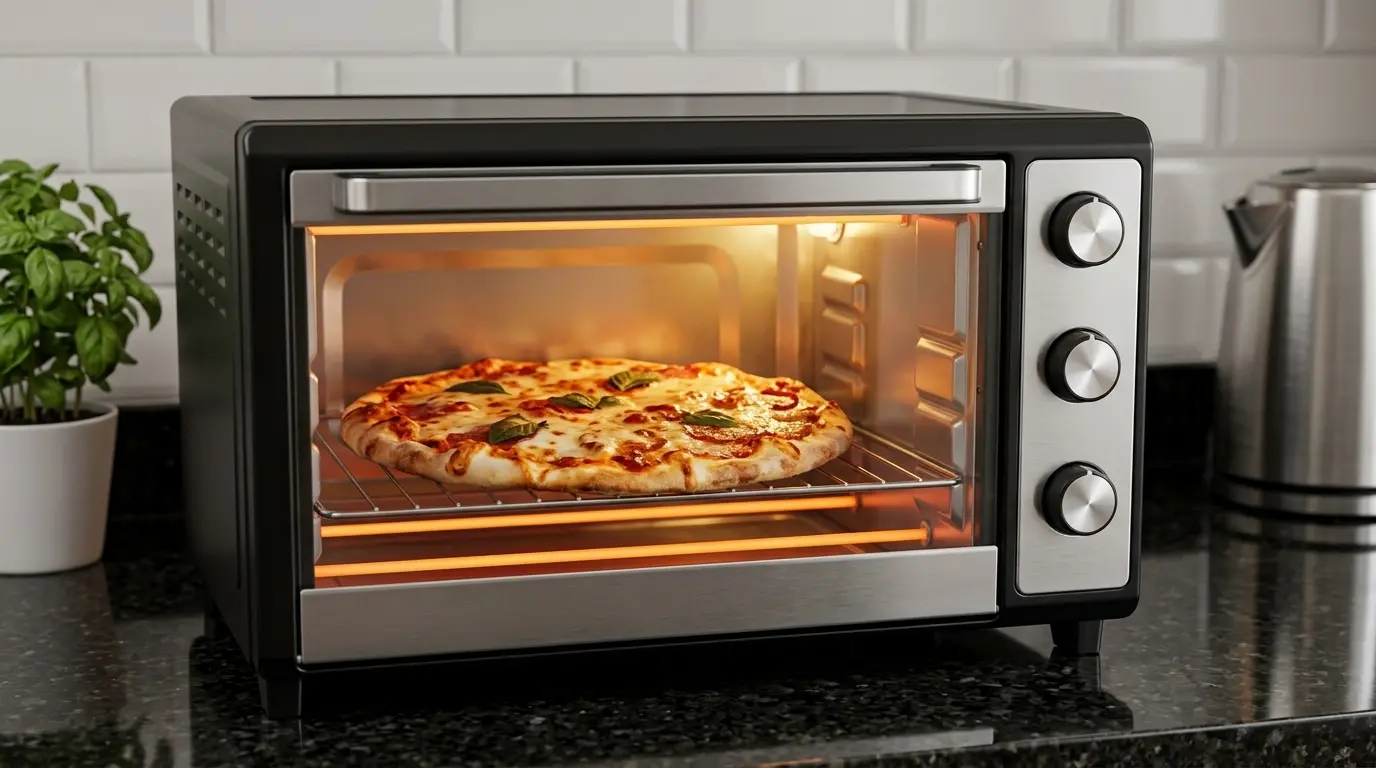 forno elétrico de bancada compacto para apartamento pequeno