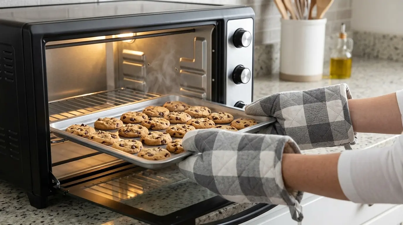 forno elétrico de bancada com grill e espeto giratório