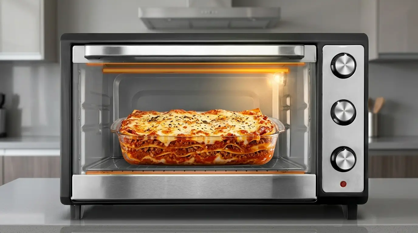 Limpeza segura das resistências do forno elétrico de bancada