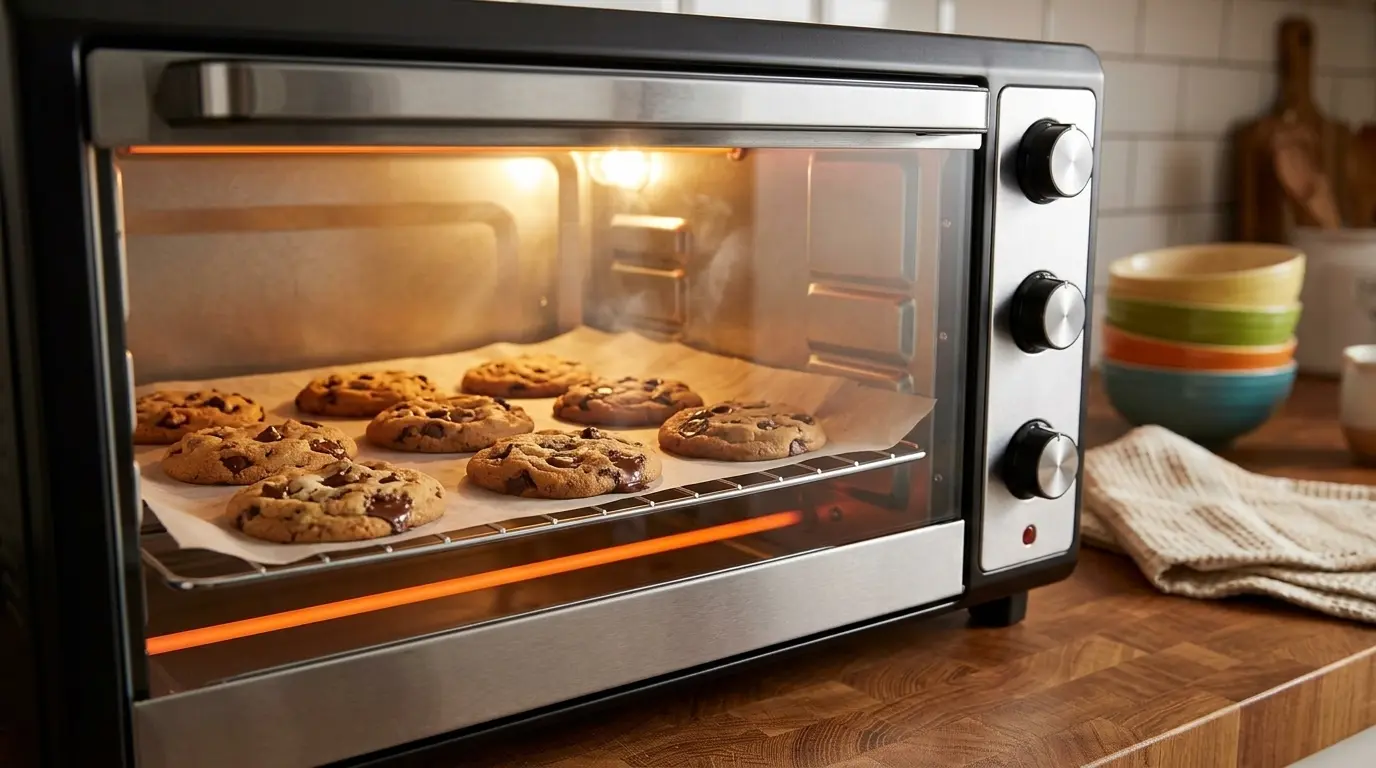 forno elétrico de bancada compacto e versátil