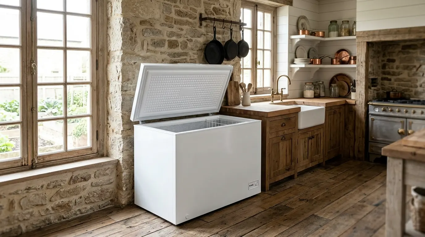 freezer horizontal de grande capacidade para família