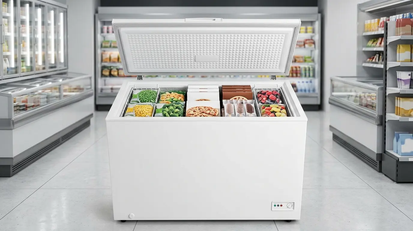 freezer horizontal para sorvetes e congelados