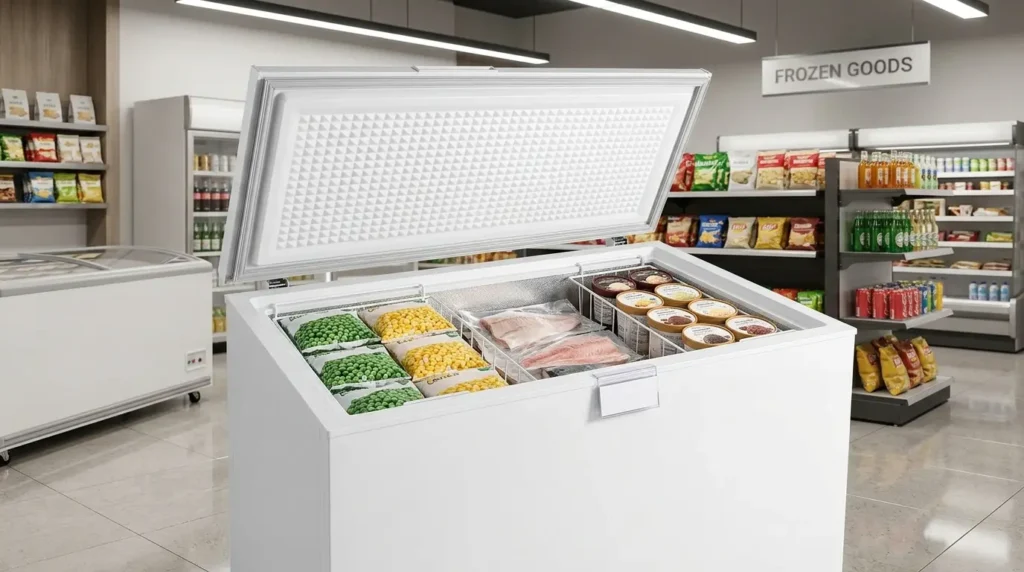 freezer horizontal vedacao reforcada eficiente