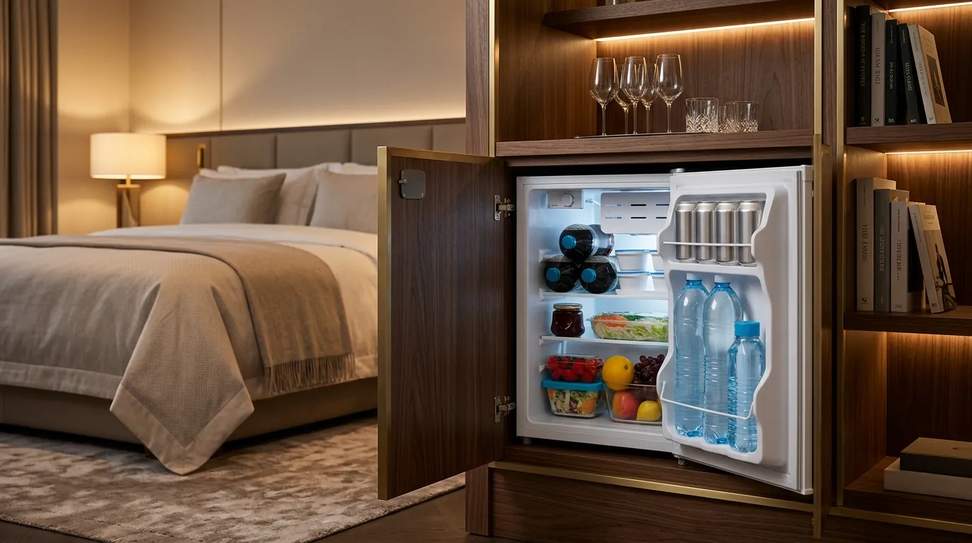 frigobar silencioso para o quarto com compressor inverter