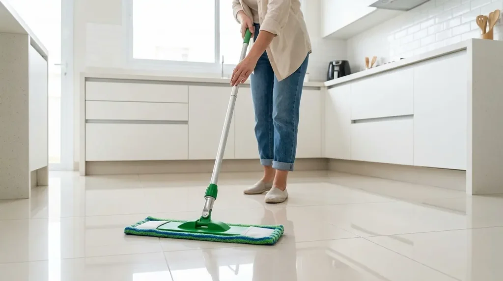 mop limpeza giro centrifugacao eficiente