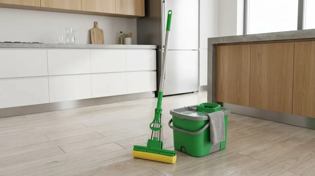mop limpeza piso laminado seguro