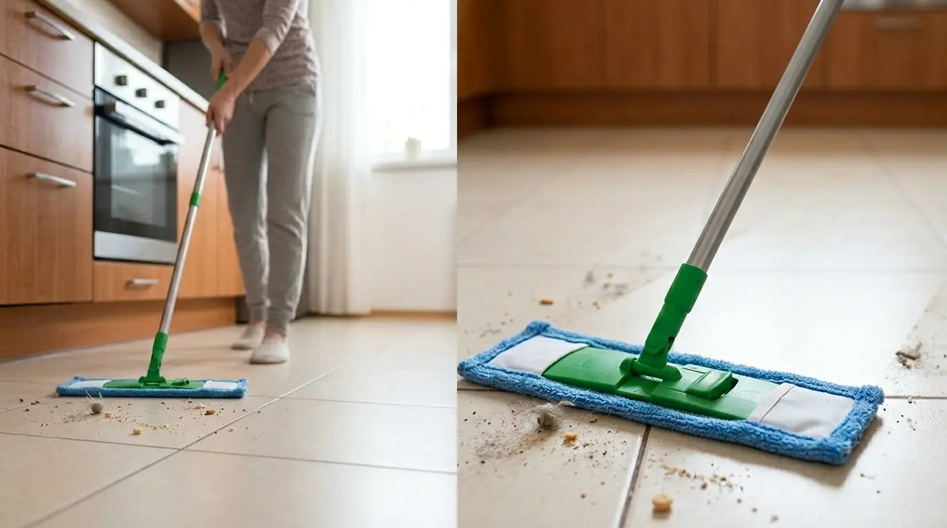 mop de limpeza prático para a rotina diária