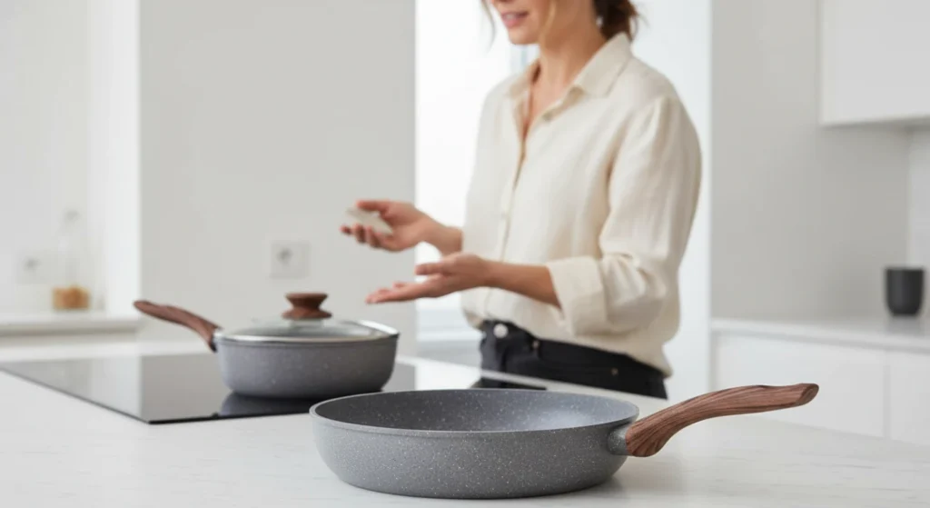 panela ceramica facil limpeza pratica
