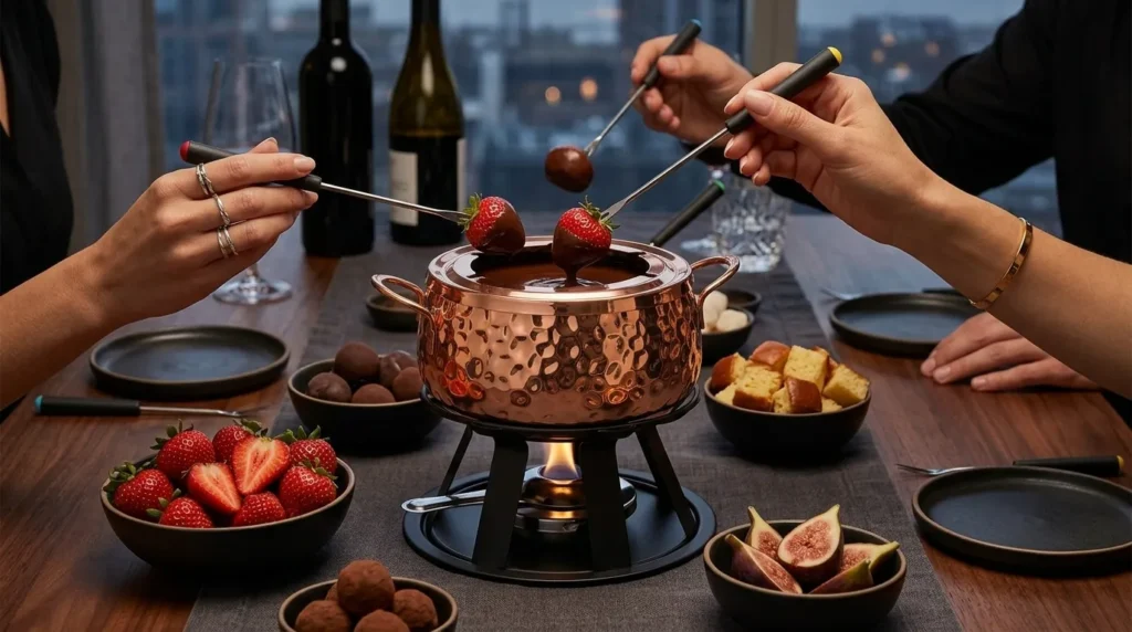 panela fondue recomendada reunioes amigos