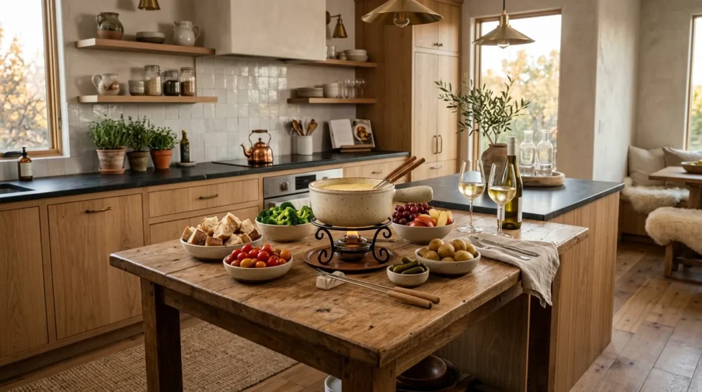 panela fondue tradicional fogareiro alcool