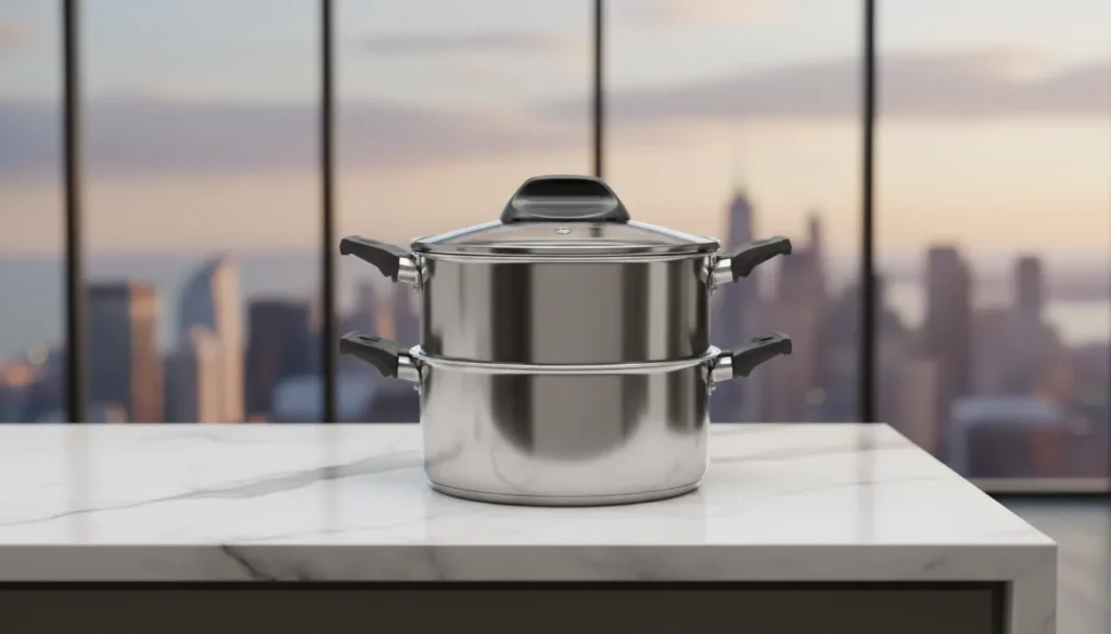 panela vapor cozinha moderna funcional