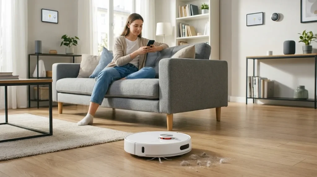 robo aspirador aspira passa pano