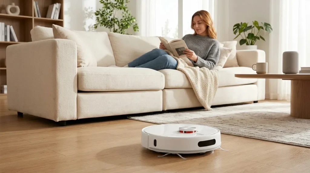 robo aspirador fino debaixo moveis