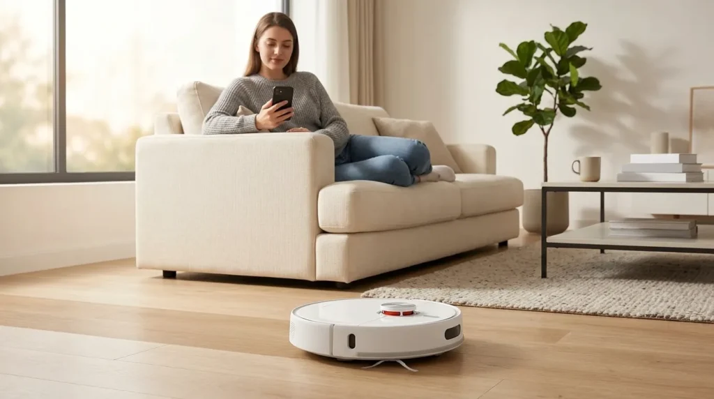robo aspirador mapeamento laser preciso