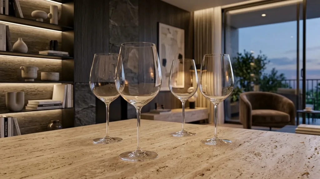 taca vinho tinto formato ideal
