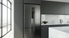 Geladeira inox para apartamento integrado: qual profundidade não atrapalha? 