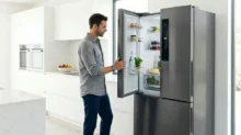 Qual geladeira inox inverter é mais silenciosa para cozinha aberta? 